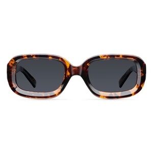 MELLER Dashi Tigris Oval Sunglasses  Brown Tortoise